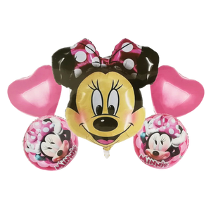 Set de 5 Globos Metálicos "Minnie"